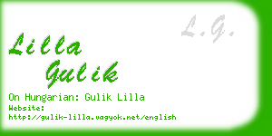 lilla gulik business card